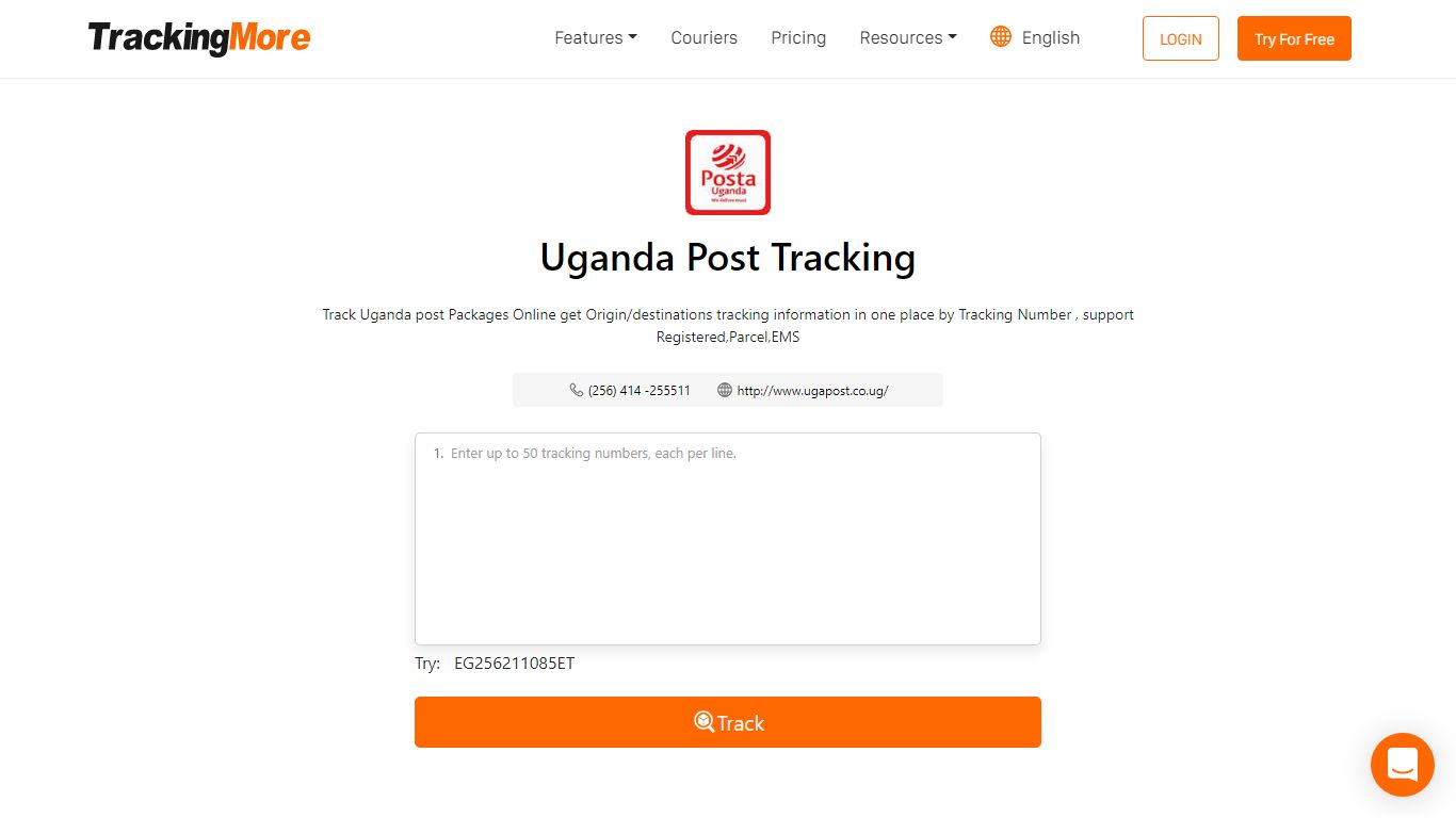 Uganda Post Tracking - TrackingMore.com